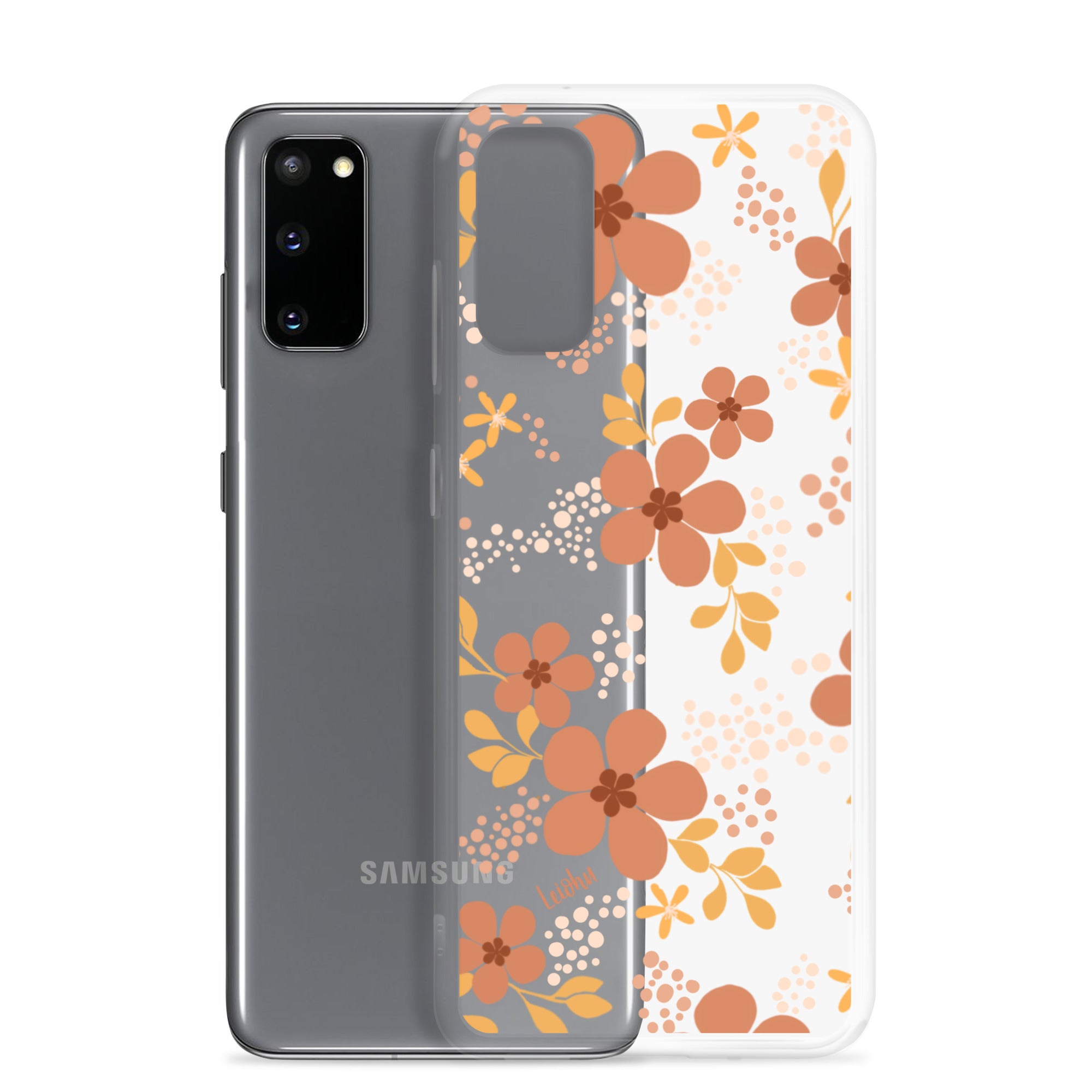 Groovy Pua Clear Protective Phone Case for Samsung Galaxy S21/S20/Note 20 - Slim & Scratch-Resistant Cover for Everyday Use, Work & Travel