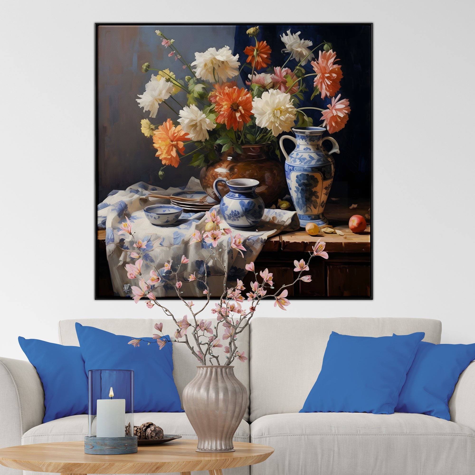 Dutch Bouquet - Fresh & Elegant Flower Arrangement for Home Decor, Weddings & Special Events