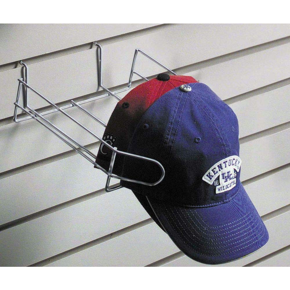 12 Inch Chrome Wire Hat Rack for Closet Organization - Perfect for Hats, Caps & Accessories Storage in Bedroom, Entryway or Retail Store