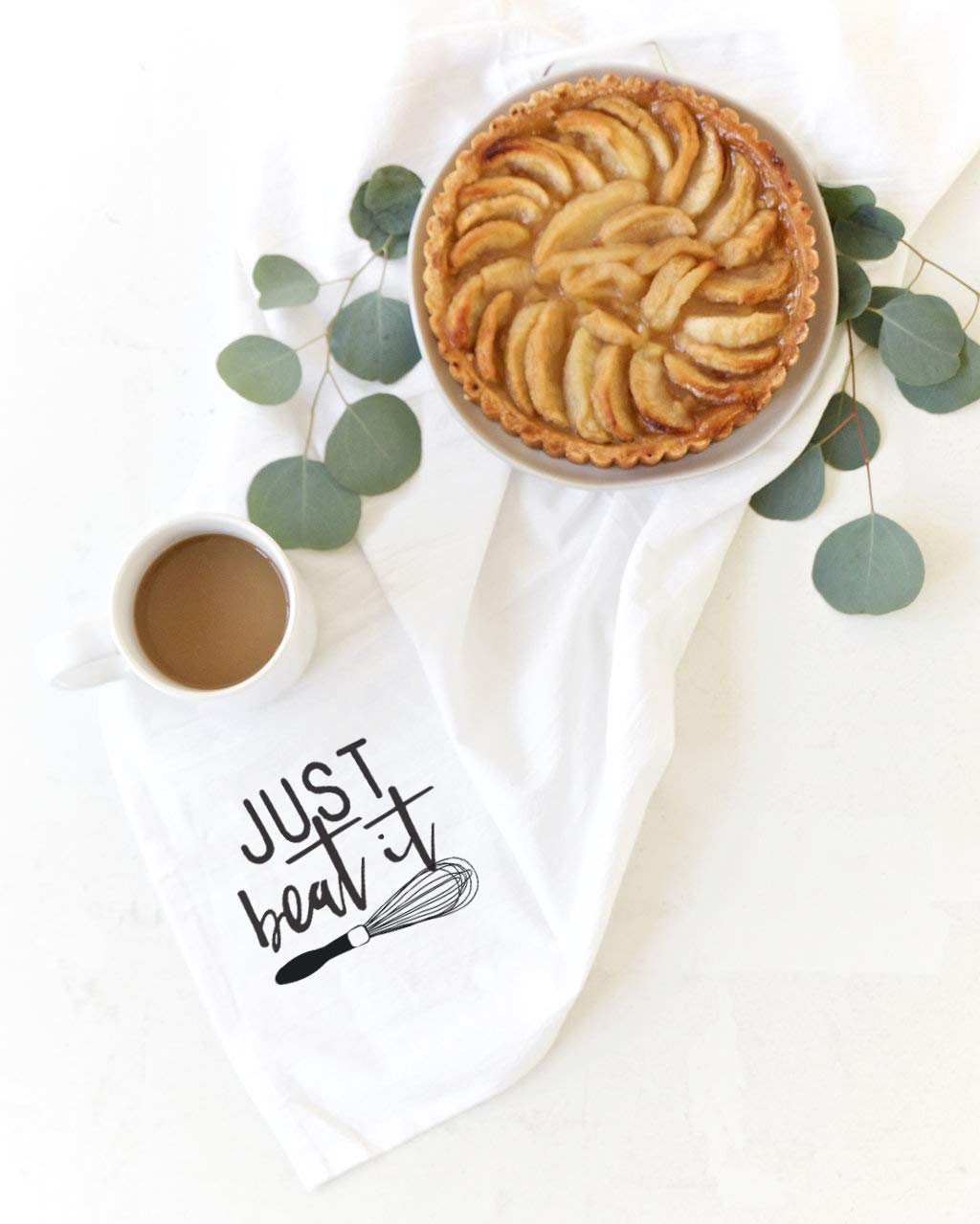 Soft & Absorbent Cotton Kitchen Tea Towels - Flour Sack Dish Cloths for Drying, Cleaning & Decorating - Eco-Friendly Reusable Towels for Cooking, Baking & Home Use