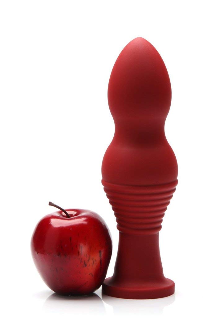 Tantus Piggy XL Butt Plug - 100% Ultra-Premium Super Soft Silicone Anal Toy for Men & Women - Safe, Body-Safe Matte Finish - Couples Play & Solo Stimulation - Perfect for Beginners & Advanced Users - Ruby Color