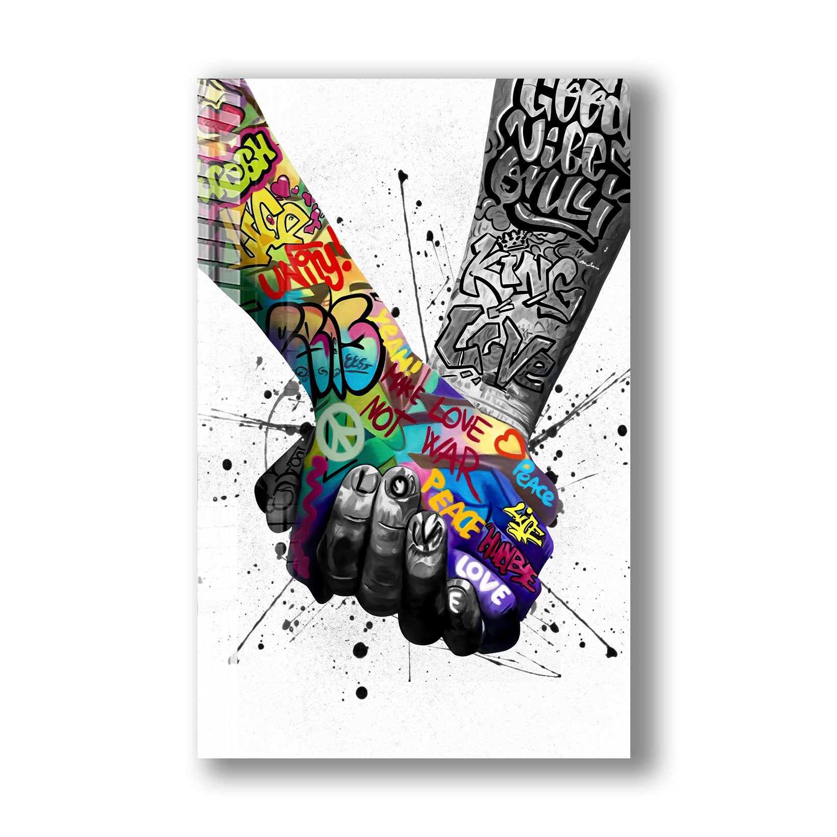 World Unity Peace - Symbol of Global Harmony & Solidarity | Perfect for Home Decor, Office Inspiration & Gift Giving