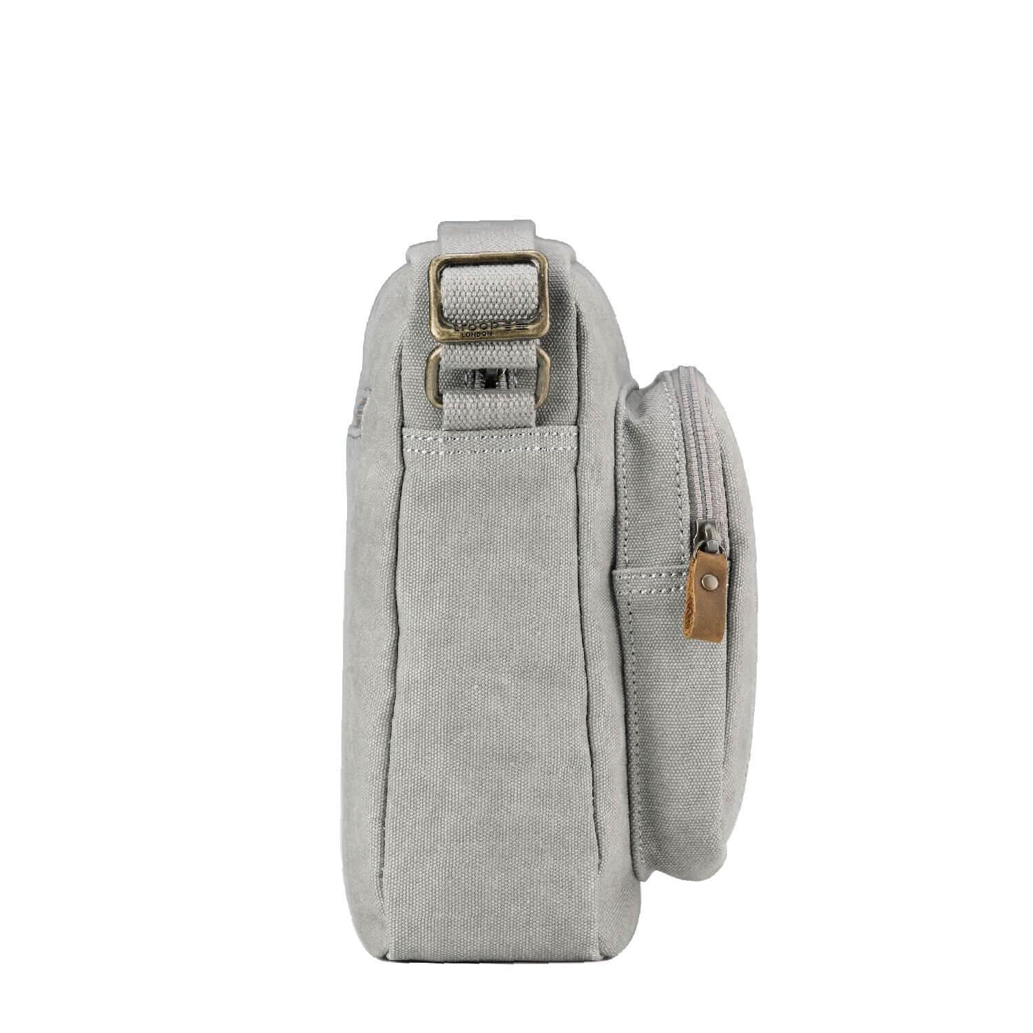 Troop London Classic Canvas Crossbody Bag for Men & Women - Stylish & Durable Messenger Bag for Travel, Work & Everyday Use