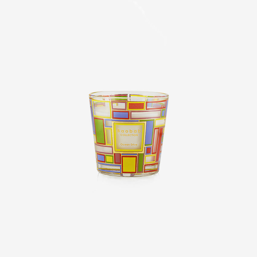 Baobab Collection My First Baobab Ocean Drive Scented Candle - Luxury Home Fragrance for Relaxation & Aromatherapy - Perfect for Bedroom, Bathroom & Living Room Decor