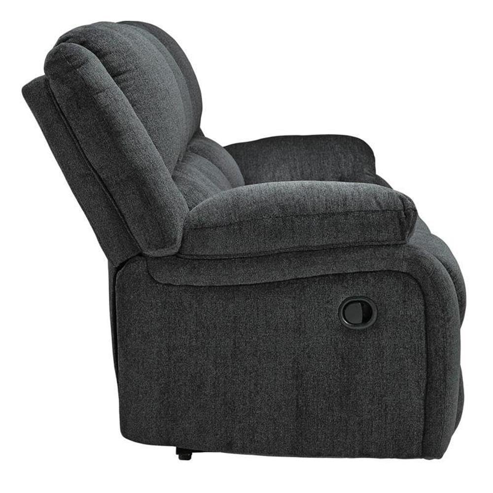Signature Design by Ashley Draycoll Power Reclining Sofa in Slate - Modern Comfort for Living Room & Home Theater