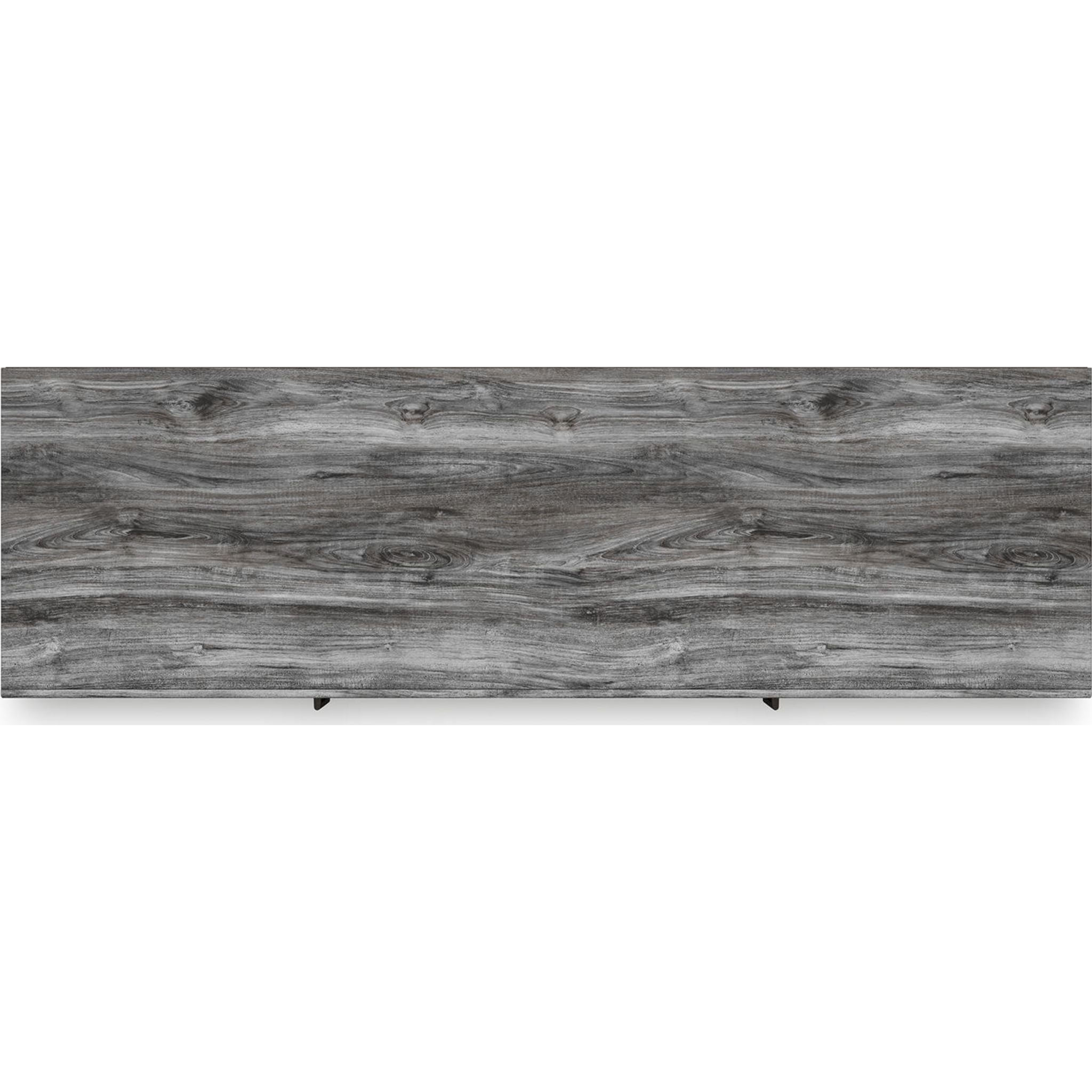 Baystorm TV Stand for Living Room - Modern Gray TV Stand with Storage Shelves, Entertainment Center for Flat Screen TVs up to 65
