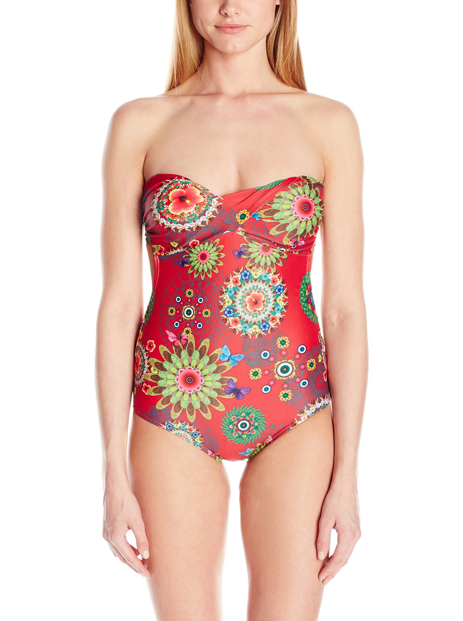 Desigual Women's Lila One Piece Swimsuit - Stylish Floral Print Bathing Suit for Beach, Pool & Vacation | Comfortable & Fashionable Swimwear for Women