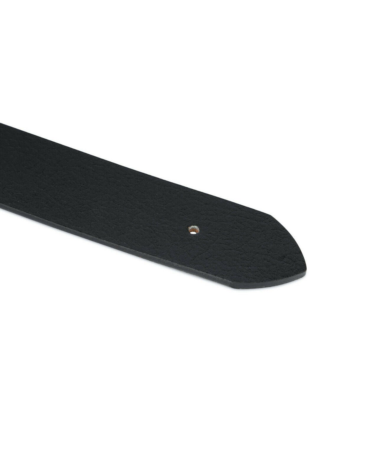 35mm Black Leather Replacement Belt Strap for Dior Buckle - Men's Fashion Accessory for Casual & Formal Wear