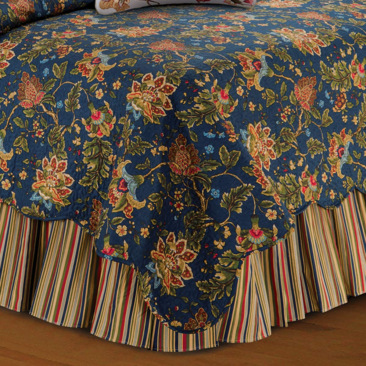 C&F Home Hartford Full/Queen Quilt Set - Soft & Breathable Blue Bedding for Comfortable Sleep - Perfect for Master Bedroom, Guest Room & Dorm Decor