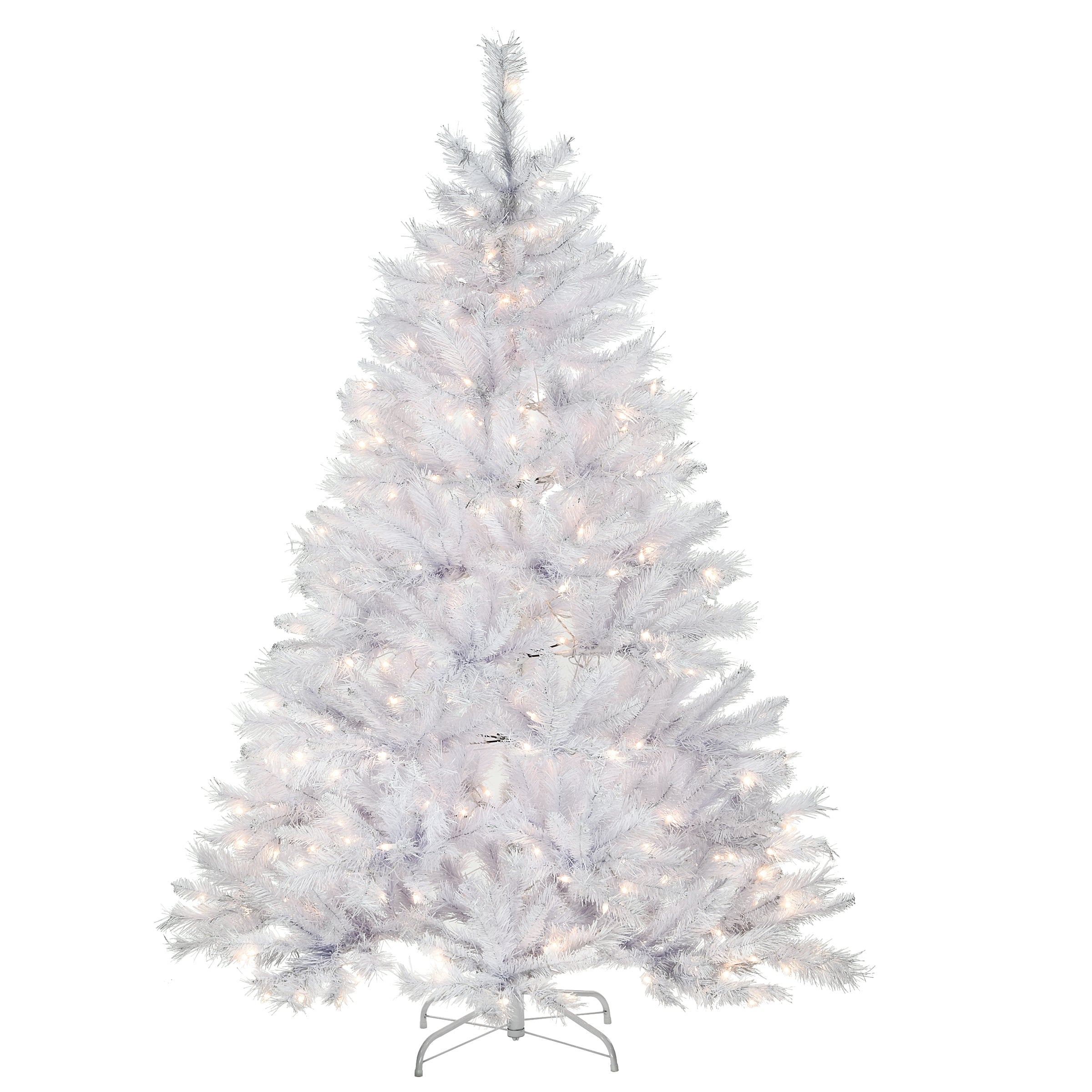 6 ft Pre-Lit Winchester Pine Artificial Christmas Tree with Clear Lights - Perfect for Home, Office, and Holiday Decorations