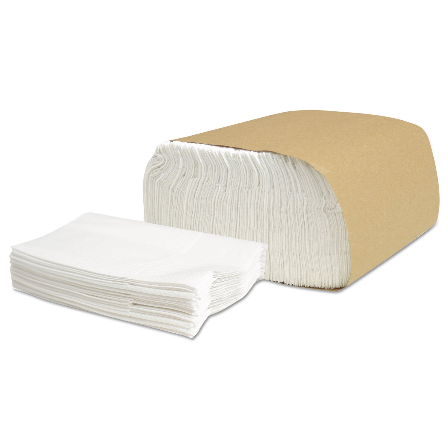 500-Pack White Disposable Paper Napkins - 1-Ply Tall Fold Tabletop Serviettes for Parties, Picnics & Restaurants | Bulk Eco-Friendly Dining Napkins for Everyday Use