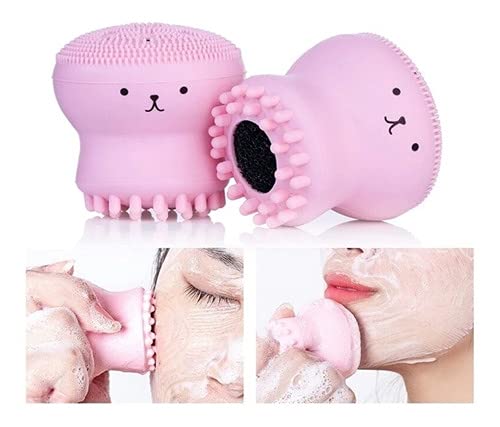 LEYSIN 2-Pack Silicone Bath and Face Scrubber - Exfoliating Massage Brush for Men & Women - Perfect for Shower, Spa, and Skincare Routine