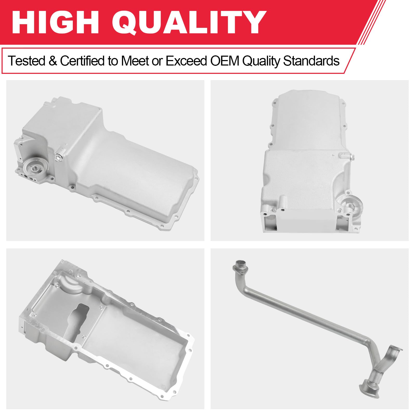 302-2 LS Oil Pan Kit - Fits LS1 LS2 LS3 LS6 5.7L 5.3L 6.5L Engines - Compatible with Chevy Camaro, Nova, Pontiac Ventura, Oldsmobile Omega, GM F-body & G-body - High-Performance Aluminum Swap Retrofit Oil Pan Kit - Perfect for Engine Upgrades, Restoration Projects & Hot Rod Builds