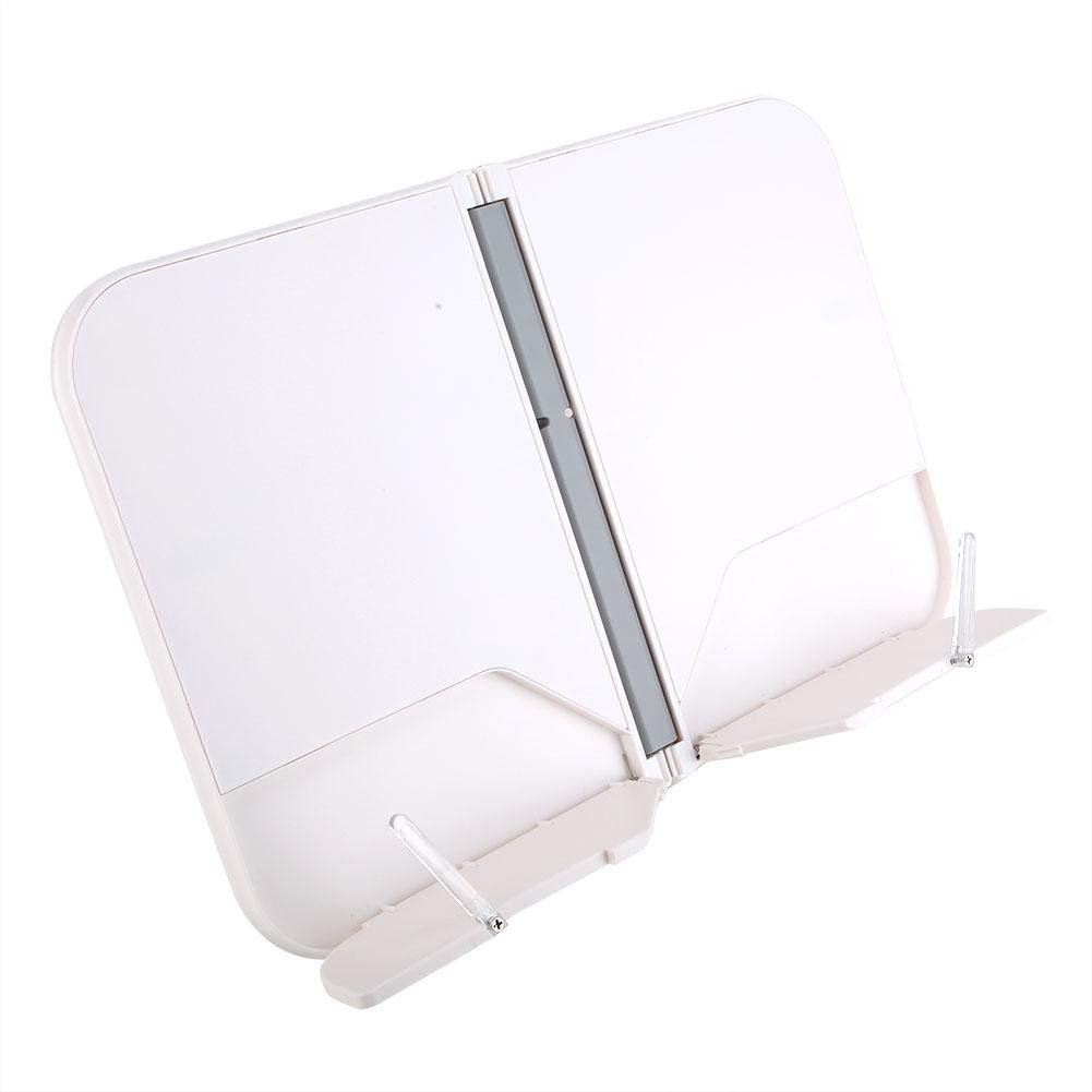 Jeffergarden Adjustable Multifunctional Folding Book Stand - Portable Reading Holder for Books, Tablets & Laptops - Perfect for Studying, Cooking, Office & Bedside Use