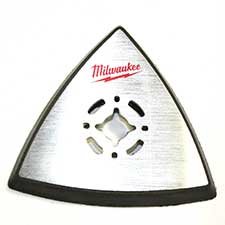 Milwaukee 44-52-2000 Hook & Loop Backing Pad - 5 Inch Sanding Disc Pad for Orbital Sanders | Perfect for Woodworking, Metal Polishing & DIY Home Projects