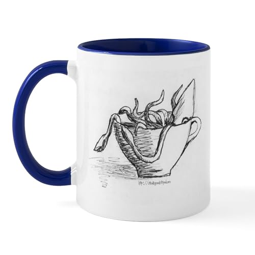 White/Navy Inside - Squid Mug