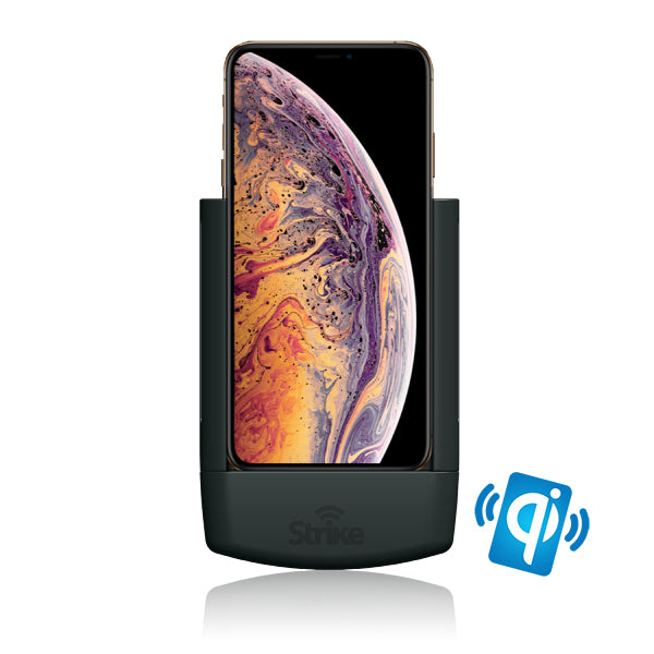 iPhone XS Max Wireless Charging Car Mount Holder - Universal Phone Stand for Car Dashboard & Air Vent - Perfect for Driving, Commuting & Road Trips
