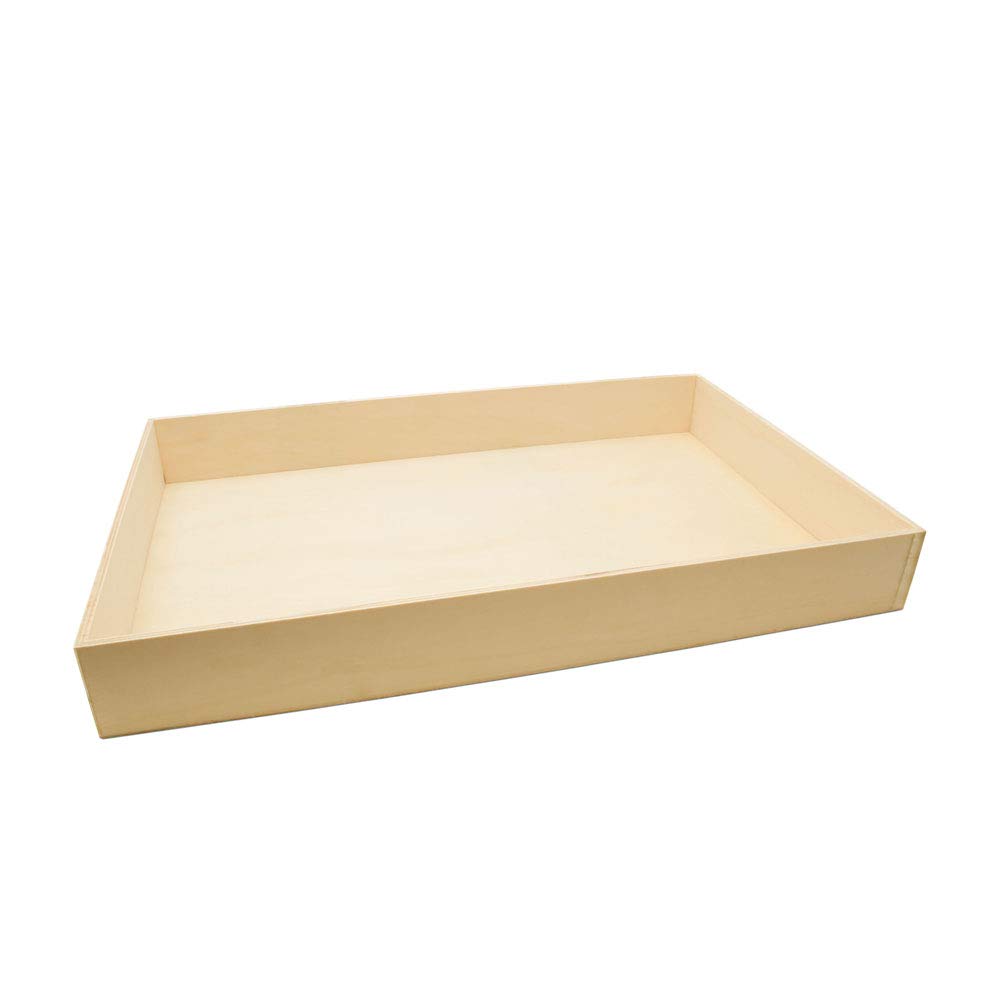 Unfinished Wood Nesting Trays Set of 6 - DIY Wooden Craft Trays for Serving, Organizing, Home Decor & Kids Play - Perfect for Parties, Craft Projects & Nursery Storage by Woodpeckers