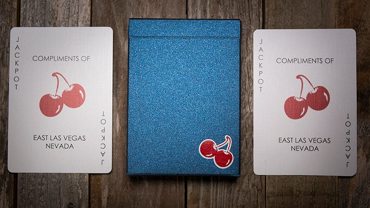 Premium Cherry Casino House Deck Playing Cards - Tahoe Blue | Classic Poker & Card Games | Perfect for Poker Nights, Magic Tricks & Casino-Themed Parties