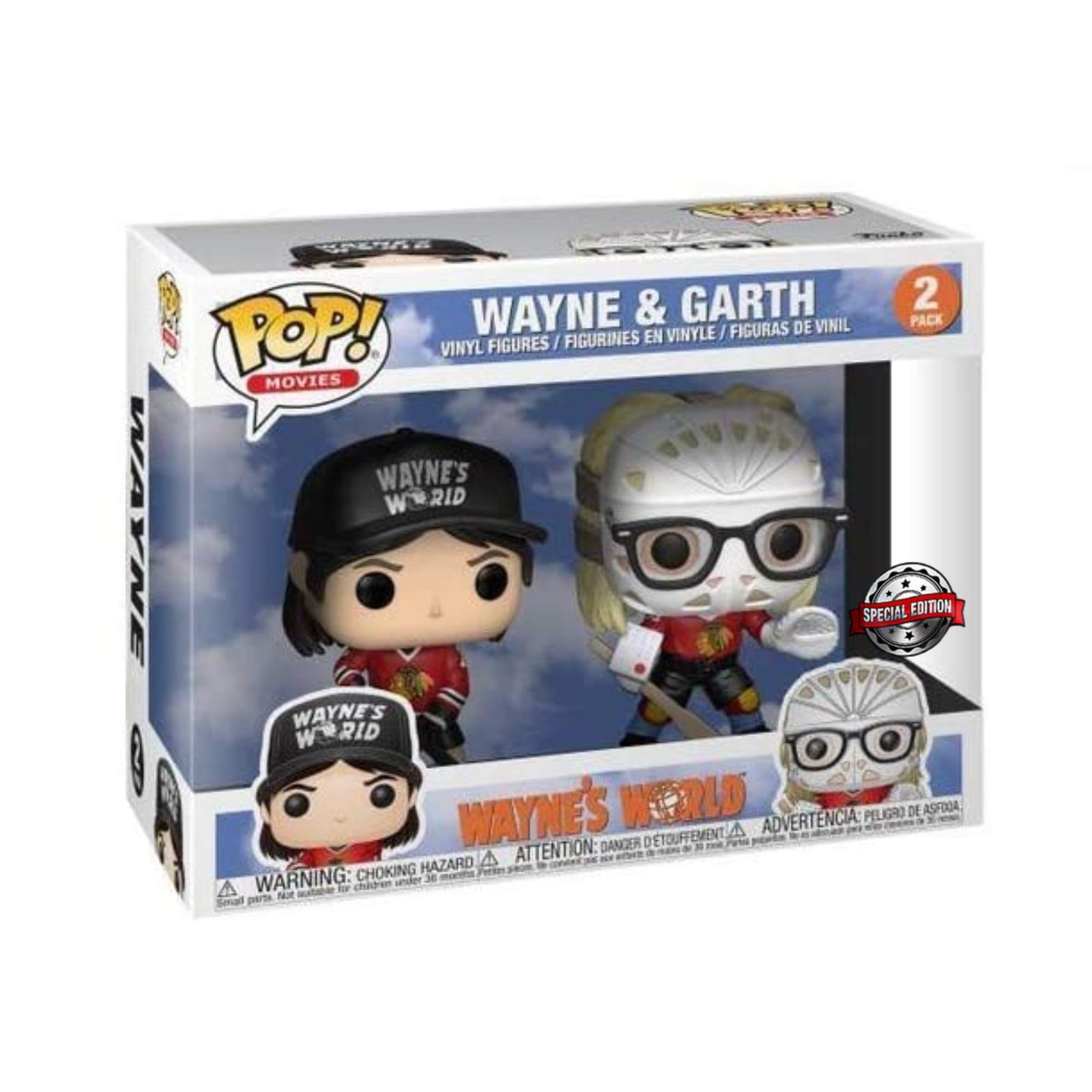 Wayne's World 3.75 Inch Action Figures - Wayne & Garth 2-Pack Collectible Movie Toys | Perfect for Display, Gifts & 90s Nostalgia Fans