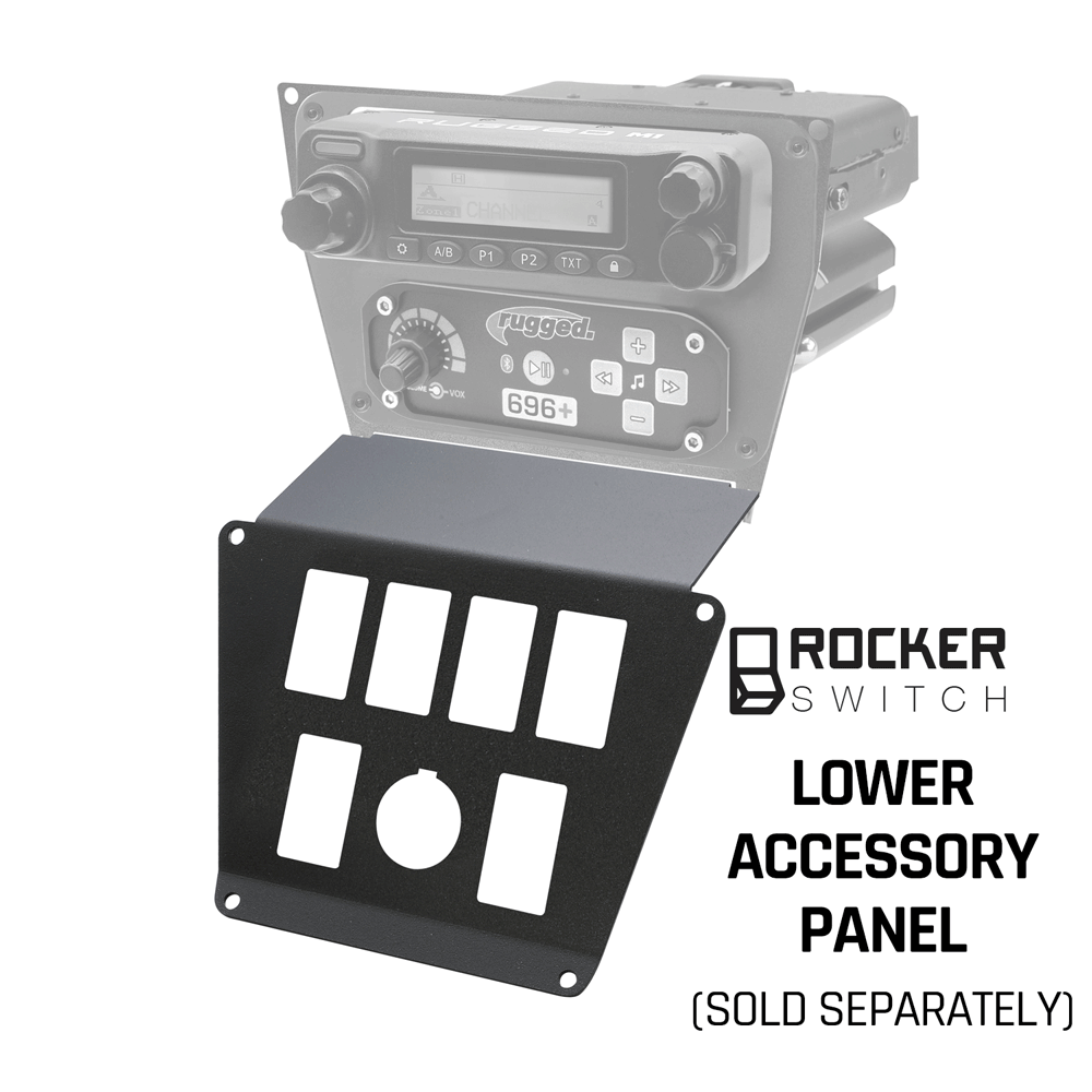 Polaris RZR PRO XP, RZR Turbo R & RZR PRO R Dash Mount Radio & Intercom System - Off-Road UTV Communication for Adventure & Trail Riding