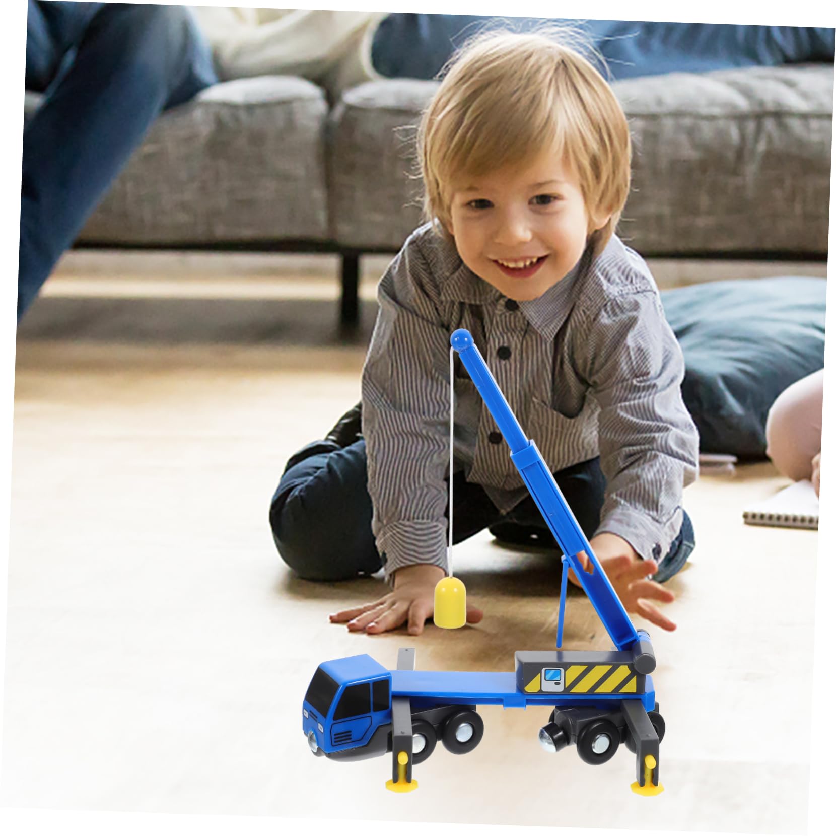 MOLUCFKU Construction Vehicle Toy Set - 6-Piece Playmobile Toy Cars, Dump Truck, Excavator & More - Fun Educational Toys for Kids Ages 3-8 - Perfect for Sandbox Play, Birthday Gifts & Pretend Construction Scenes