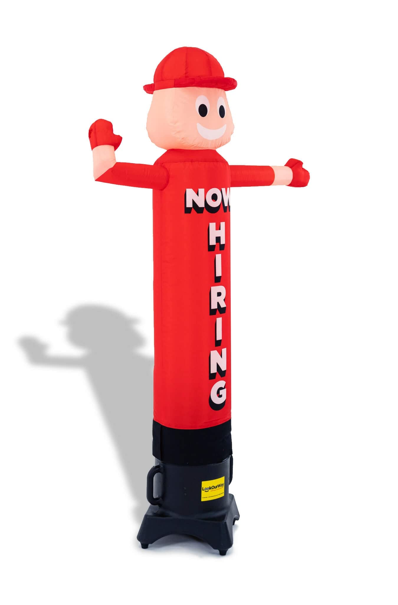 6ft Inflatable Tube Man Now Hiring Air Waver with Blower - Outdoor Advertising Dancer for Business Promotion & Store Openings - Perfect for Car Dealerships, Grand Openings & Sales Events