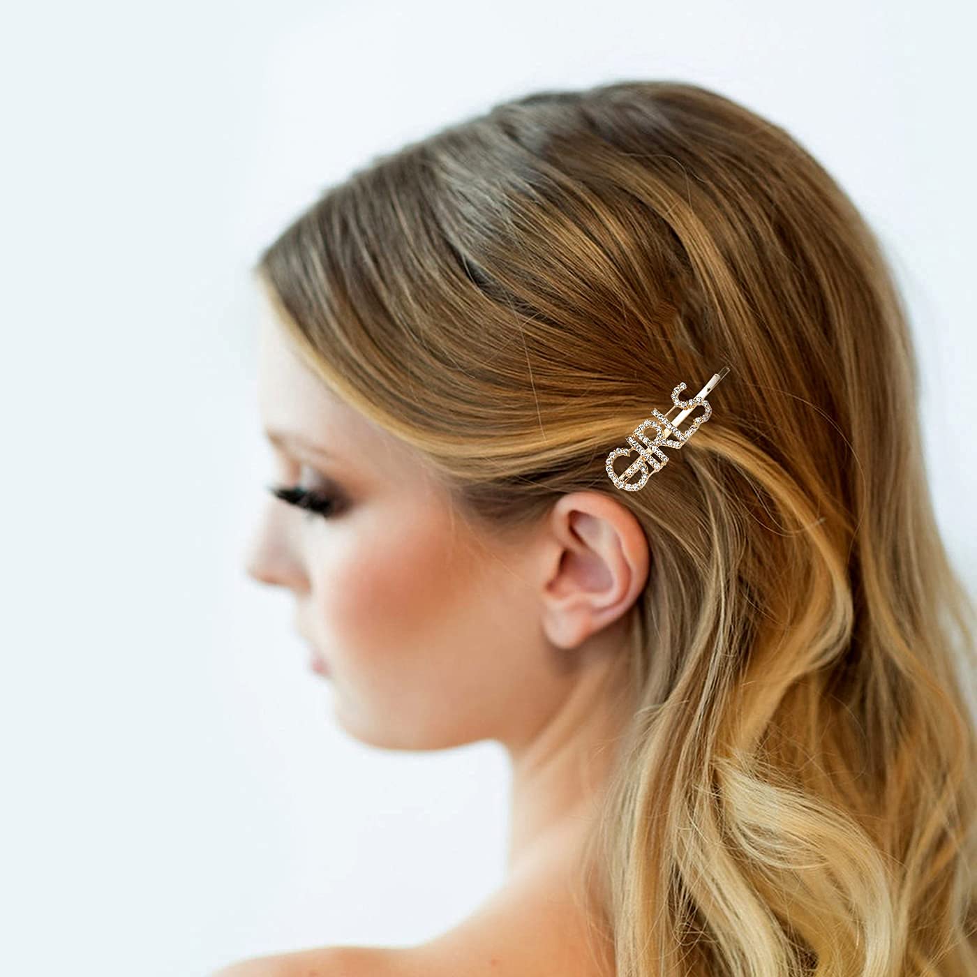 Pelo Words Hair Pins for Women & Girls - 2 Pack Hair Clips Set (1 Pack) - Perfect for School, Work, Parties & Everyday Styling