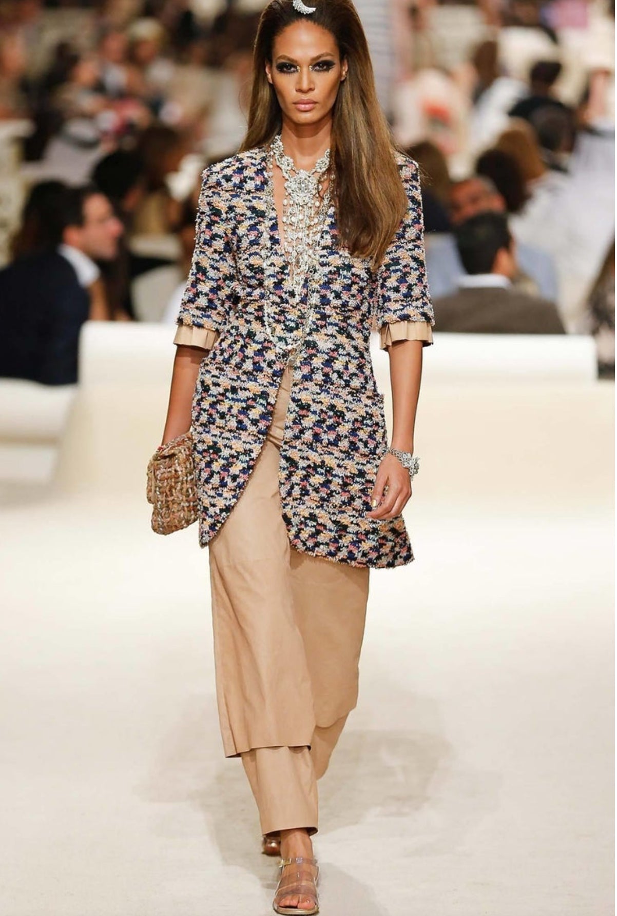 Chanel Limited Edition 2015 Dubai Resort Runway Woven Pom Pom Classic Flap Bag - Luxury Designer Handbag for Women, Evening Parties & Special Occasions
