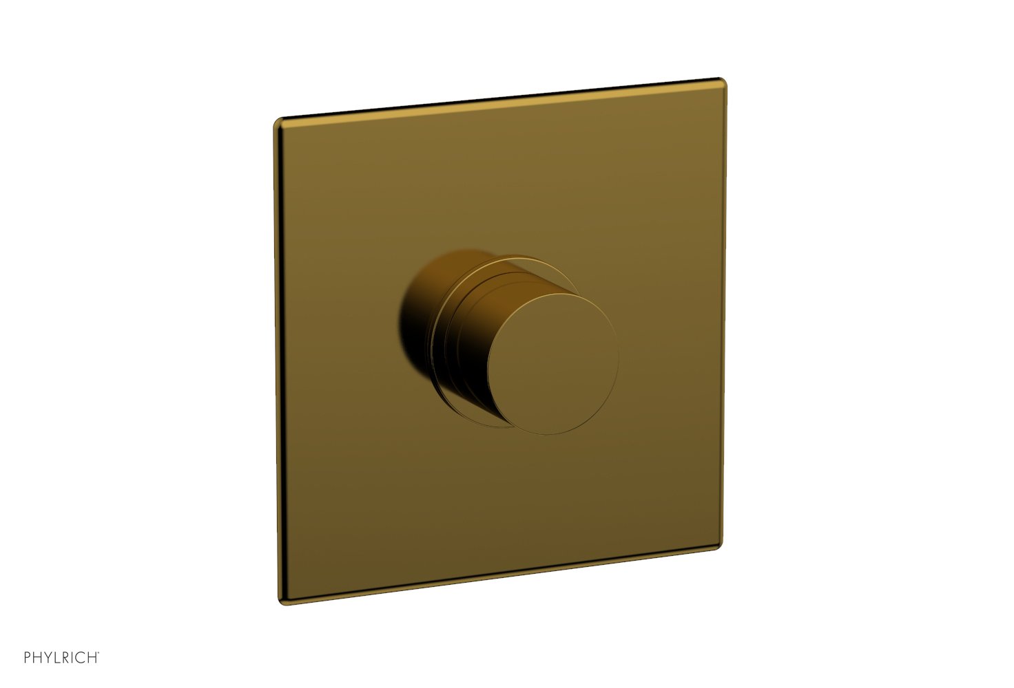 BASIC II 3/4 Thermostatic Square Shower Trim with Smooth Handle - Chrome Finish for Modern Bathrooms | Perfect for Home & Hotel Bathroom Renovations