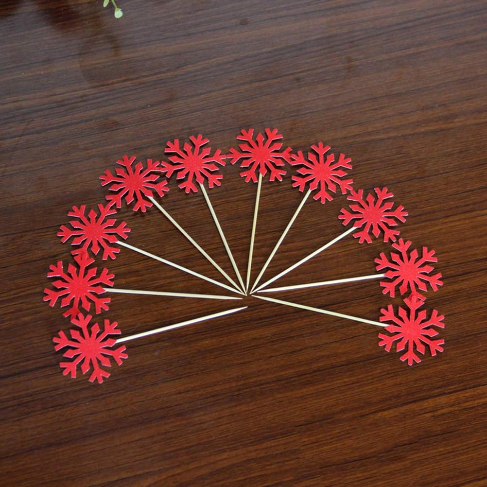 20pcs Snowflake Cake Toppers - Silver Winter Cake Decorations for Christmas, Birthday, Wedding Cakes - Perfect for Holiday Baking and Party Dessert Decor