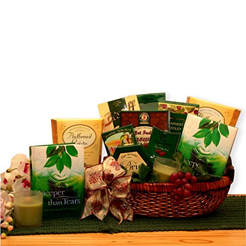 Gourmet Sympathy Gift Basket - Thoughtful Condolence Present for Loss of Loved One | Perfect for Funeral, Memorial Service & Comforting Bereaved Families