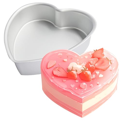8 inches Heart Pan
