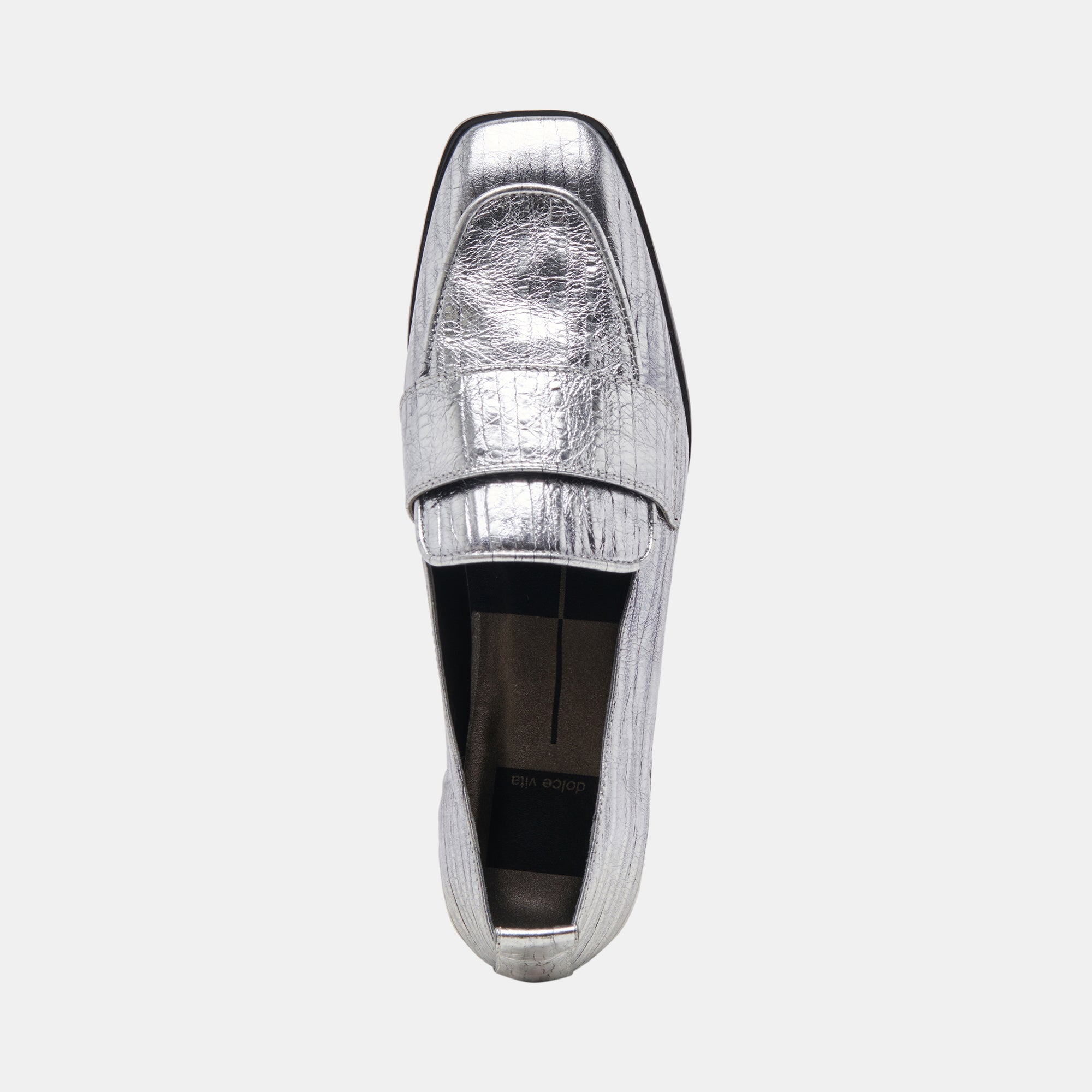 NYGEL Men's Leather Loafers in Graphite Metallic - Stylish & Comfortable Slip-On Shoes for Business Casual & Office Wear