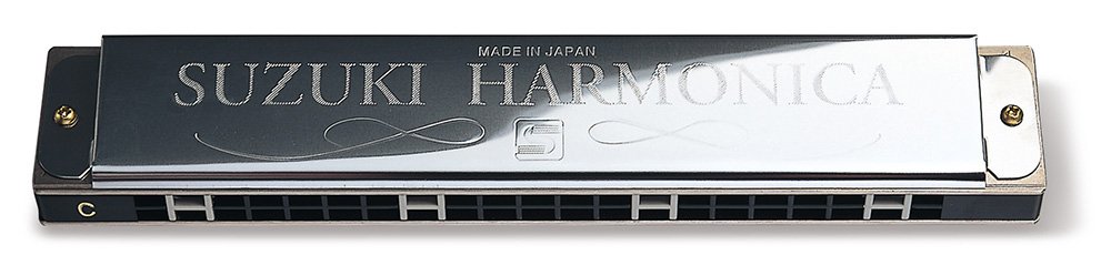 Suzuki 2Timer21-C Professional Harmonica - Best for Blues, Folk & Rock Music - Perfect for Beginners & Professionals