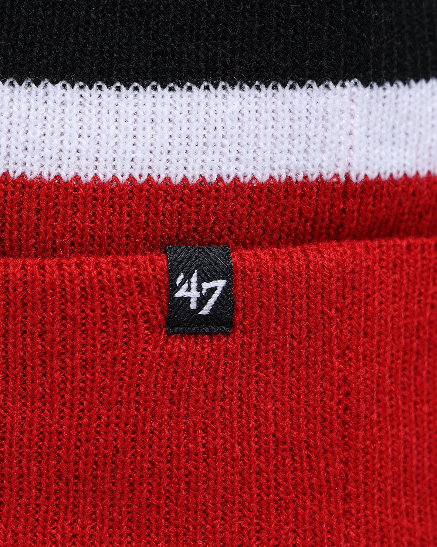 47 Brand Chicago Blackhawks Breakaway Cuff Knit Beanie - Red NHL Winter Hat for Men & Women - Perfect for Cold Weather, Sports Games, and Outdoor Activities