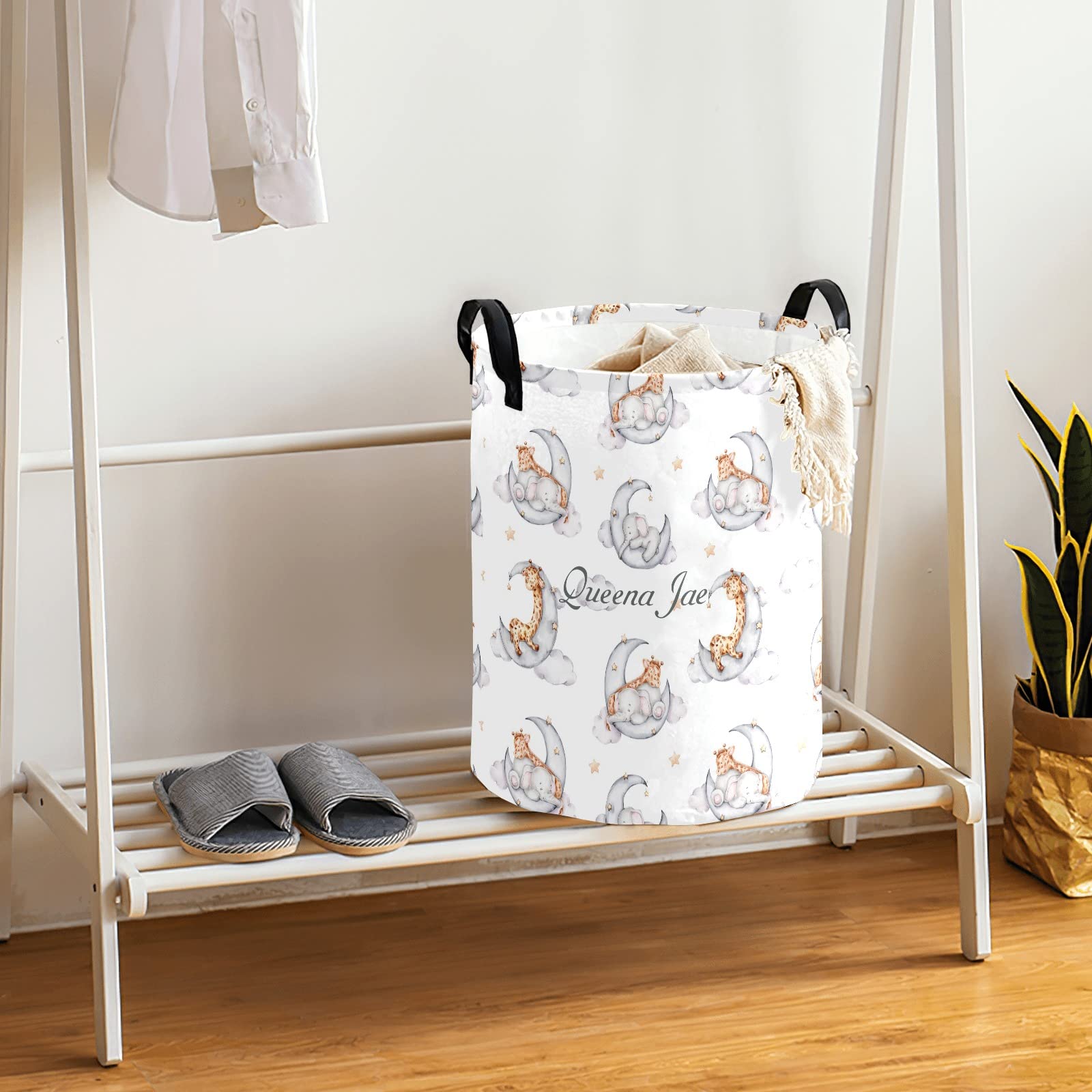 Waterproof Oxford Fabric Storage Bin - Laundry Hamper, Toy Organizer, Gift Basket for Bedroom, Nursery & Closet | Perfect for Baby Clothes, Stuffed Animals & Home Organization