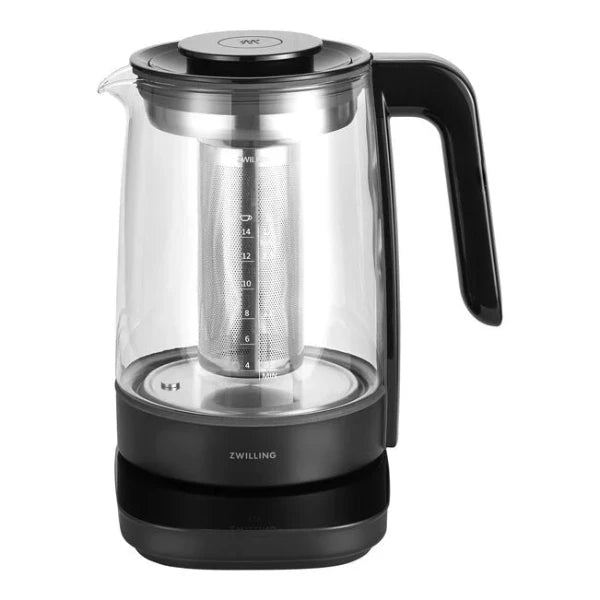 Premium Zwilling Tea Infuser & Electric Kettle Set - Fast Boiling & Easy Brewing for Loose Leaf Tea, Perfect for Home, Office, or Gifts - Enjoy Relaxing Tea Time Anywhere