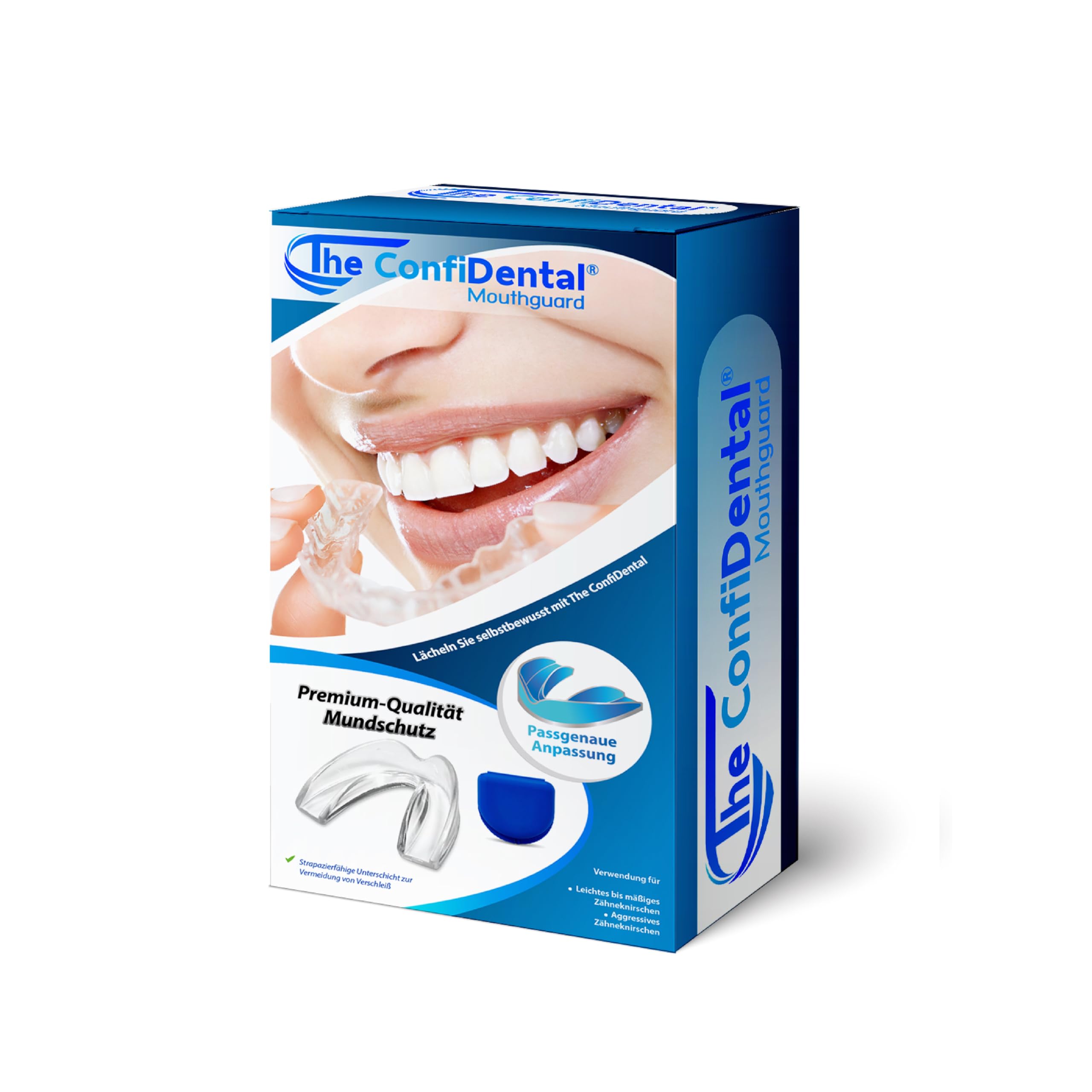 3 Pack Moldable Mouth Guard for Teeth Grinding & Clenching - Bruxism Night Guard, Sports Mouthguard & Teeth Whitening Tray - Includes 2 Regular & 1 Heavy Duty Guards (LLL & II) - Perfect for Sleeping, Boxing, MMA & Dental Care