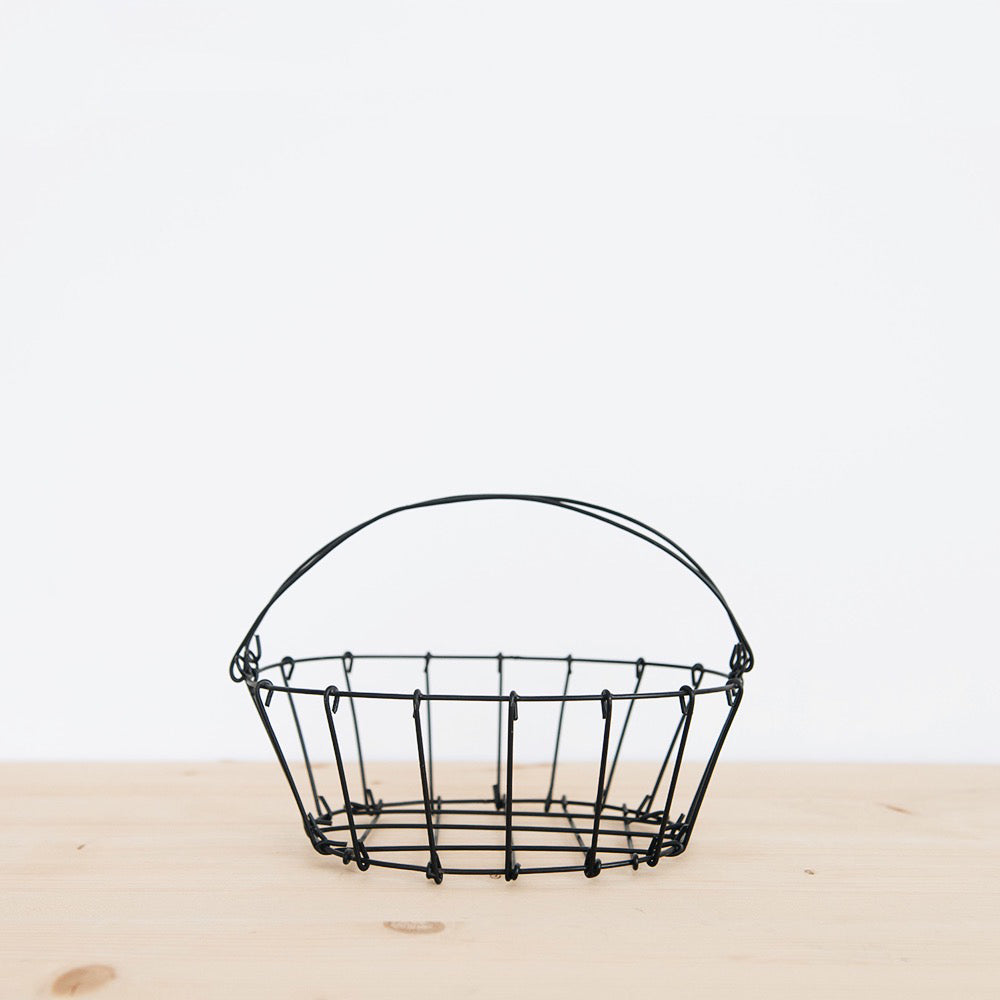 Stylish Oval Wire Storage Basket - Organize Home, Office & Nursery - Perfect for Toys, Blankets & Decor