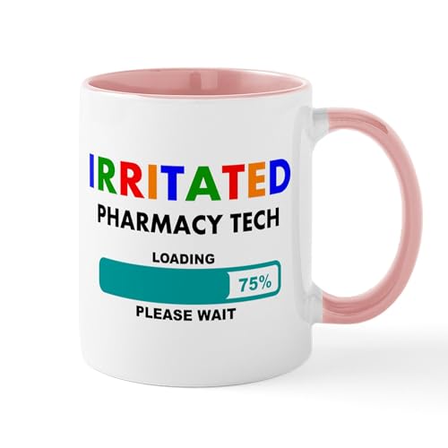 White/Pink Inside - PHARMACY TECH 1 Mugs
