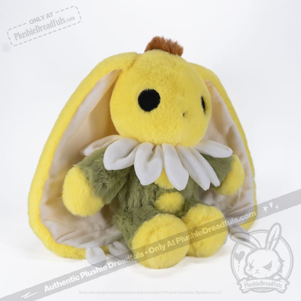 Plushie Dreadfuls Daisy Rabbit Stuffed Animal Toy - Soft Cute Bunny Plush for Kids, Gift, Nursery Decor & Anxiety Relief