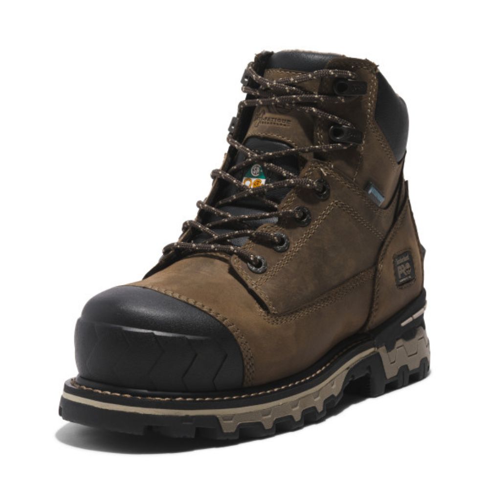 Timberland PRO® Boondock Women's Waterproof Composite Toe Work Boots - Size 6, Steel Toe Safety Shoes for Construction, Hiking & Outdoor Work (Model TB0A5RXX214)