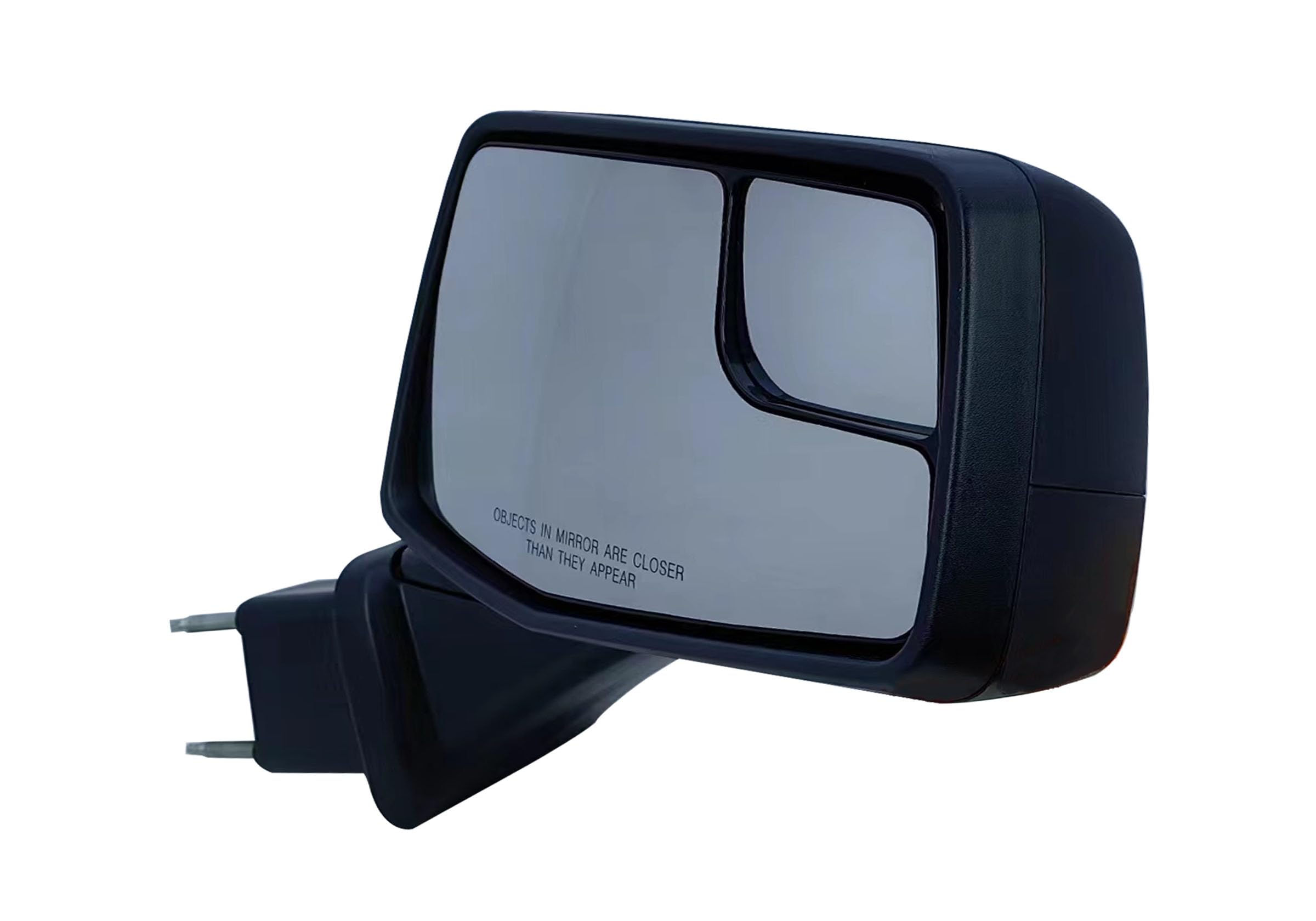 Chevrolet Silverado 1500 Passenger Side Mirror (2019-2024) - Textured Back Cover, Power Heated Glass, Manual Folding, Blind Spot & Temperature Indicator - Perfect for Winter Driving & Enhanced Safety