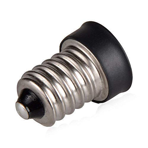 E14 to E12 Candelabra Socket Adapter - 1 Pack LED Bulb Converter for European Lamp Base Holder | Perfect for Chandeliers, Ceiling Fans & Vintage Light Fixtures