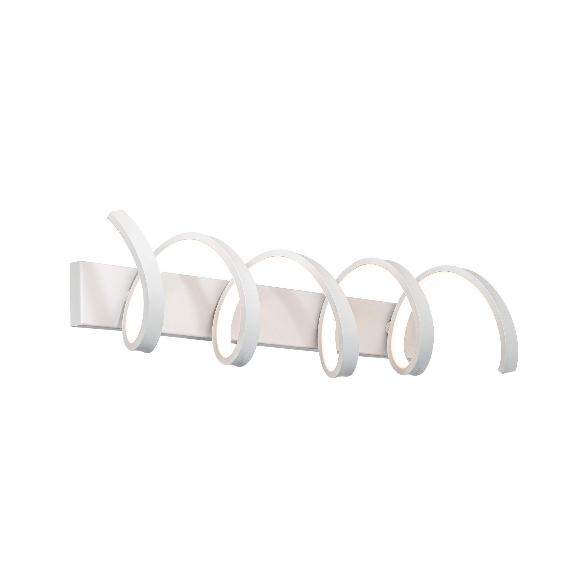 WAC Lighting dweLED Marques 29 Inch Modern Bathroom Vanity Light Fixture - 3000K Warm White Titanium Finish for Bathroom, Powder Room & Dressing Area Lighting