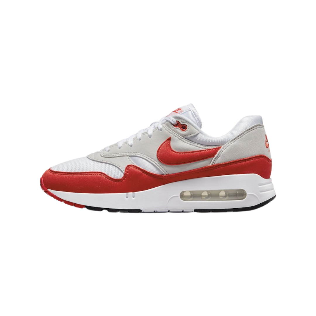 Nike Air Max 1 '86 OG White University Red Men's Running Shoes - Retro Sneakers for Casual Wear & Street Style Fashion