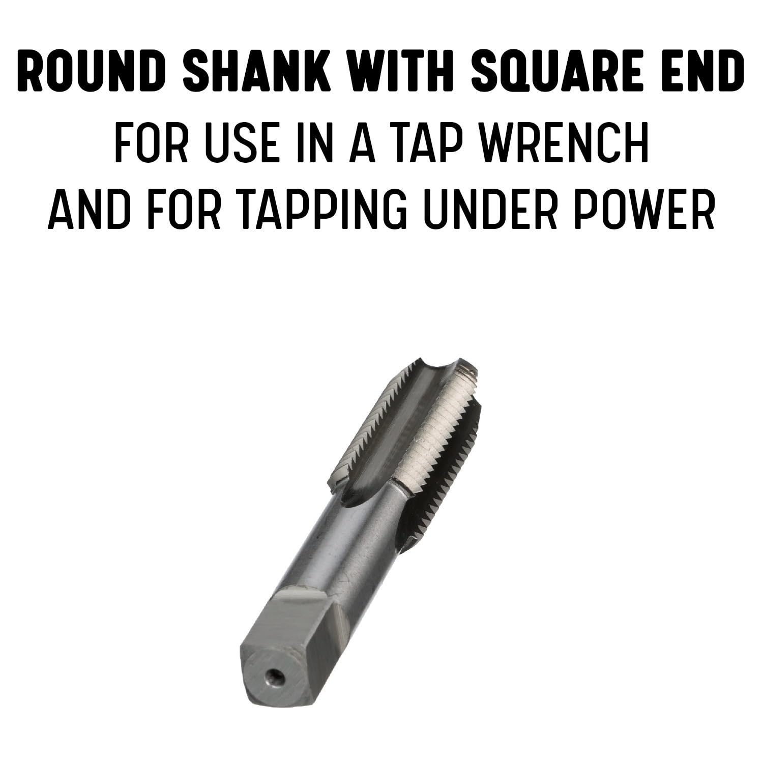 Drill America 6-32 High Speed Steel Taper Tap, T/A Series - Precision Threading Tool for Metalworking & DIY Projects