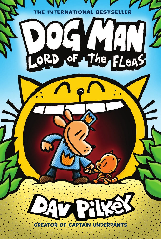 Dog Man: Lord of the Fleas Hardcover Graphic Novel - Fun Comic Book for Kids, Perfect for Bedtime Reading & Classroom Libraries