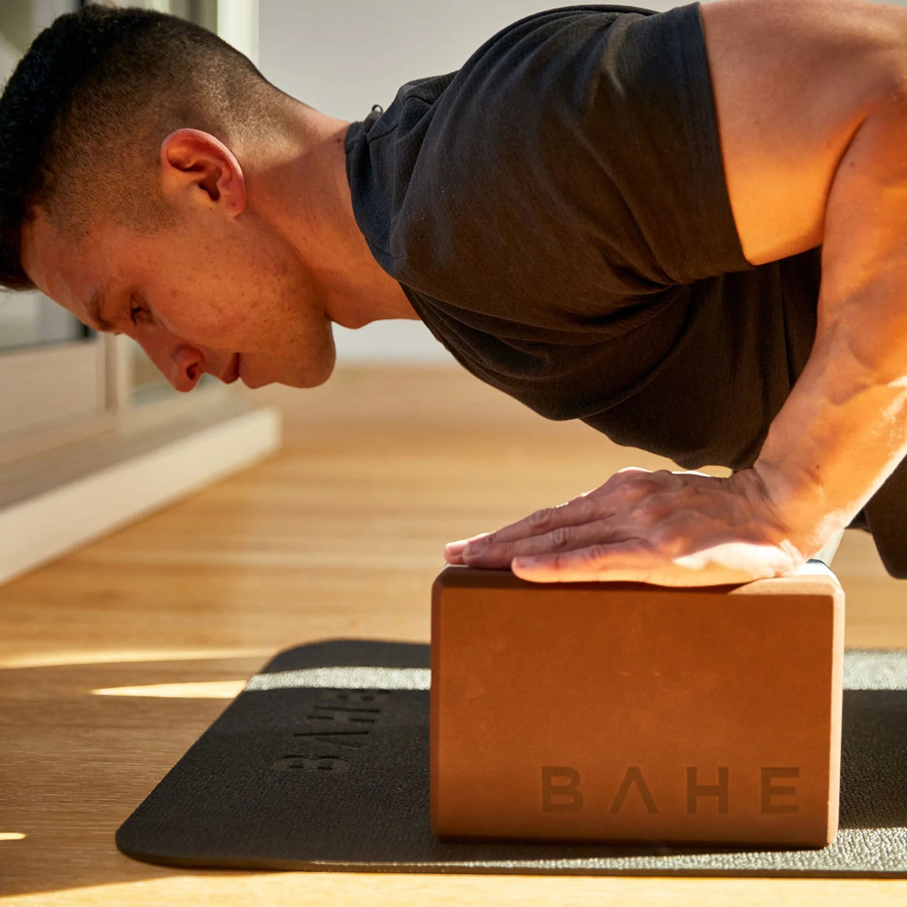 BAHE Yoga Block 22.5x15x9cm - High Density Foam Yoga Brick for Stability & Support - Moonlight Multi Color - Perfect for Yoga, Pilates & Meditation Practice